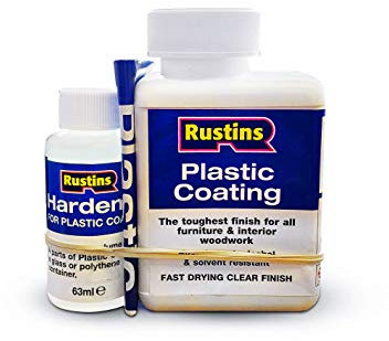 Rustins PCGL250 250ml Plastic Coating and Hardener Gloss