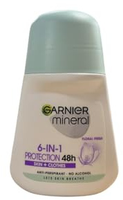 Garnier mineral Protection 5 Deo Roll -On, 6er Pack (6 x 50ml)