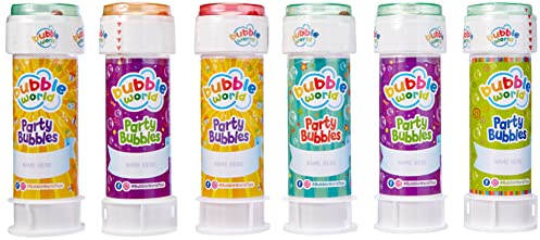 Dulcop 103830000 Party - Bolle di sapone, Multicolore, 1 Confezione da 6 pezzi