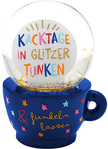 H:)PPY life Traumkugel Motiv Funkeln | Schneekugel, Glas, Polyresin, Motivdruck | Geschenk, Dekoartikel | 47379