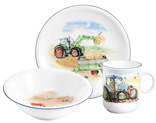 Kindergeschirr-Set 3-tlg. MEIN TRAKTOR 65151 COMPACT Seltmann