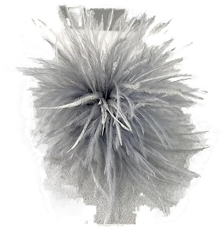Damen Federbrosche,Flauschige Feder Brosche Straußenfeder Brosche Braut Hochzeit Kopfschmuck Kostüm Deko Federn Haarschmuck Feder Haarspange für Frauen Mädchen Halloween Tanzshow Tea Party Dekoration
