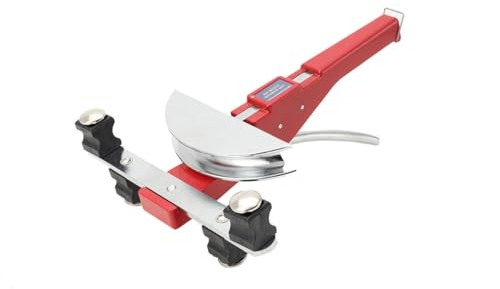 SUDEG Rohrbieger Rohrbiegemaschine Handrohrbieger Satz 6-22mm Rohrbiegegerät bis 90° + Rohrschneider,Manueller Rohrbieger für Alu-, Kupfer- und Kunststoffrohre