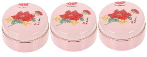 TOPBATHY 3 Stk Kosmetikbox Kaffee luftdichter Behälter Teedose mit losen Blättern aufbewahrungsdose storage boxes Lippenbalsam Teehalter leere Dose Creme Lagertank Pulverregal Lippenstift