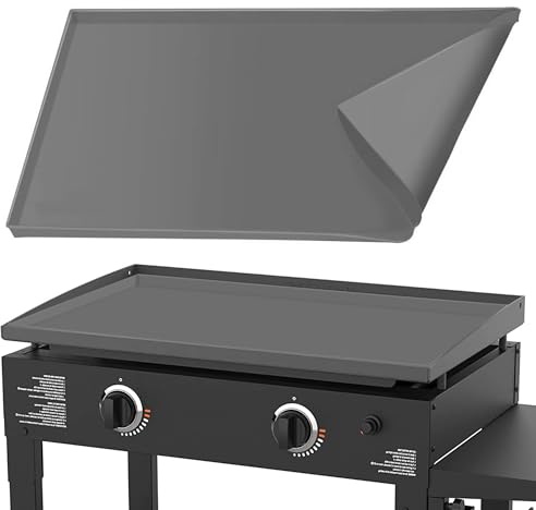 MEKOTRIN Silicone Griddle Cover Mat for 22 Inch Griddle Grill Mat Protective Silicone Mat BBQ Accessories Prevents Rodents Insects Debris Rust