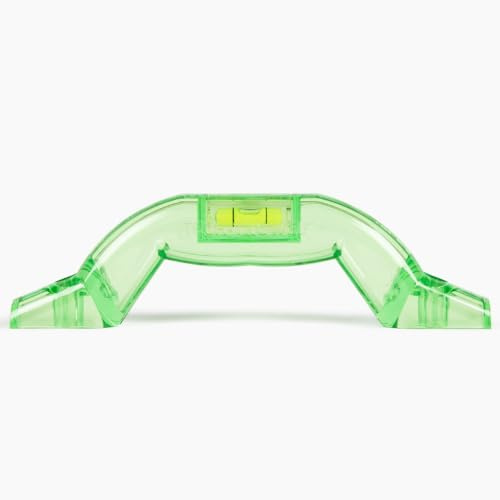 Tech Trowel Concrete Trowel Handle Clear Polycarbonate Handle with Built-in Level, USA Patented Concrete Finishing Tool for Flat and Sloped Surfaces, No Blade Included