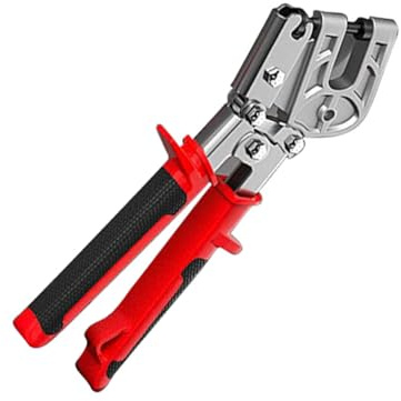 Pinza a crimpare leggera e portatile, per uso multiuso, per lavori di ristrutturazione di cartongesso e cartongesso