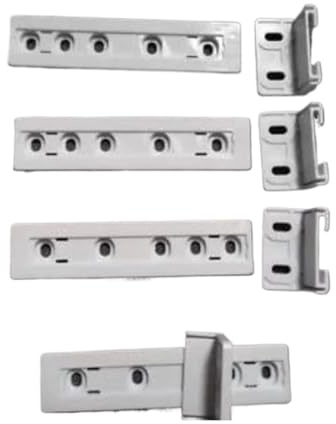 YHNNH 1Set For Fridge Slide Rail Mounting Refrigerator Door Sliding Guide Integrated Cupboard Built In Kit DD