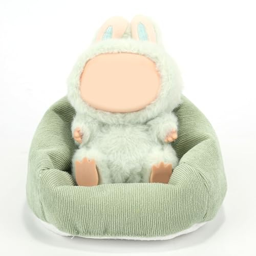 Divano Bambola da 17cm, Graziosa Mini Sedia Casa Bambole per la Seduta di una Casa Giocattolo Divano Mobili Decorazione Collezione e Esposizione