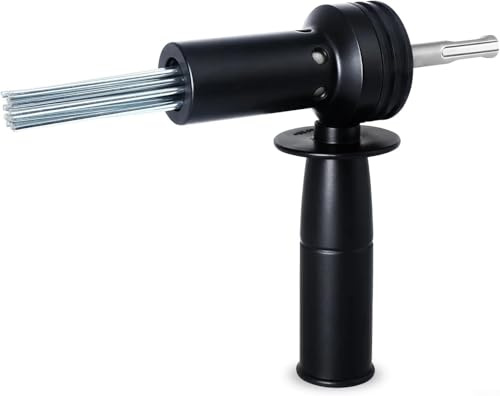 Adaptateur détartreur d'aiguille électrique pour tige SDS 18 aiguilles en alliage d'acier trempé outil pour maçonnerie et carrelage de surface de préparation du béton