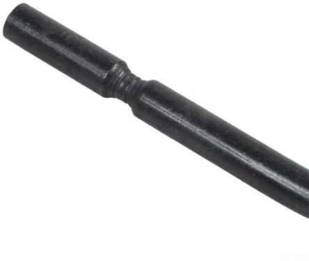 BC1041 - Herramienta de desbarbado avellanado con manivela de 10,4 mm para metal, plástico, madera | eje de acero de alta velocidad | 60 mm de longitud total, negro y plateado