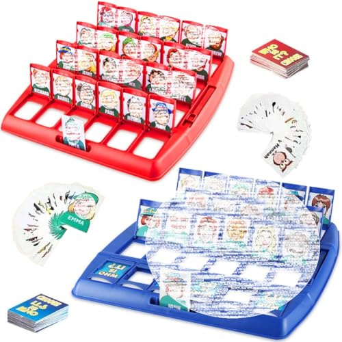 Gioco di Indovinanza, Chi è Divertente Gioco da Tavolo, Giochi di Logica, Adatto per il Clinico Giochi da Tavolo, Regalo per Bambini