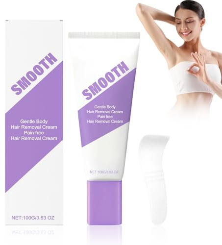 HASAIKA® Haarentfernungscreme für Bikinizone & Achseln, Aromatische Haarentfernungscreme, geeignet für Körper, Gesicht, Bikinizone, Achselhöhlen und Beine (100 g)