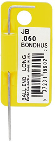 Bondhus, BL0.050B BRITEGUARD BALLEND HEX Key, 0.050, 16902