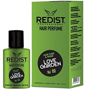 Redist Hair Perfume 50ml Love Garden | Nourishing Hair Mist | Odor Neutralizer & Shine Enhancer | Anti-Static Formula | Long-Lasting Floral Fragrance for Women & Men | Travel Size Spray
