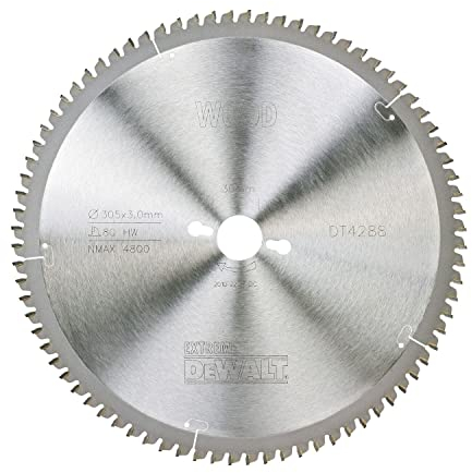 DEWALT Lame de Scie Circulaire Stationnaire Extreme Workshop 305x30mm, 80 dents DT4288-QZ