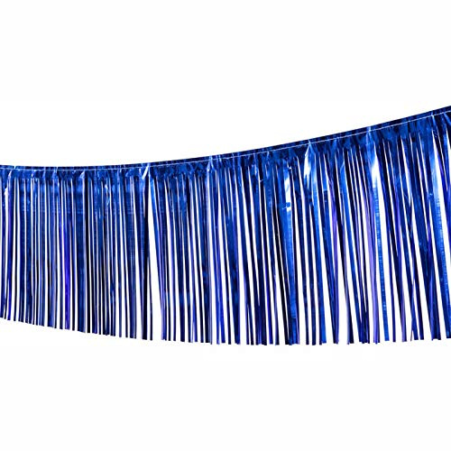 PARTY DISCOUNT Girlande Lametta, 10m, blau PREISHIT