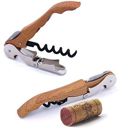 Pulltex – Sacacorchos Pulltap de Basic de madera – 4 pcs