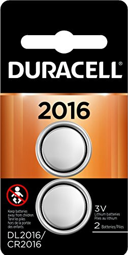 Duracell Lot de 36 piles bouton au lithium 3 V 2016 - Batterie longue durée - 2 pièces