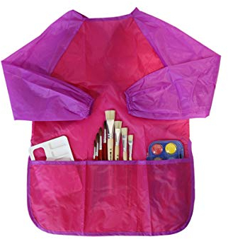 SPIRIT 407484 Malschürze, Für Mädchen ( von 3 bis 8 Jahre ), Rosa