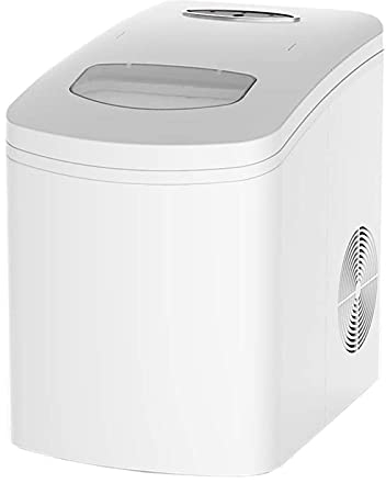 NCRD Portable Ice Maker Machine for Countertop,Ice Cubes Ready in 9 Mins,Make 22 lbs Ice in 24 Hrs Perfect for Parties Mixed Drinks