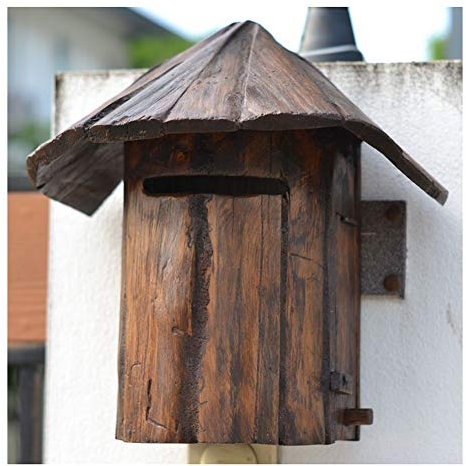 Briefkästen Wandbriefkasten Massivholz Hausbriefkasten Villa Outdoor Wasserdicht Holz Retro Briefkasten Kommentar Reklamationskasten