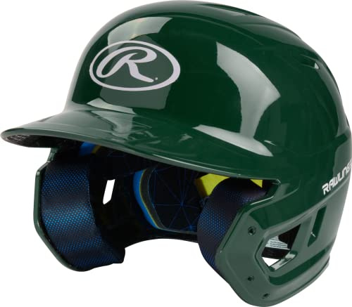 Rawlings | MACH Batting Helmet | Gloss Dark Green | Senior (6 7/8 - 7 5/8)