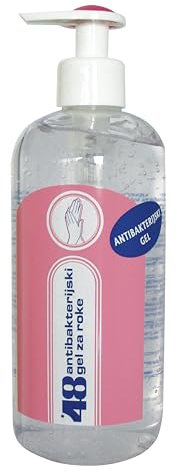 48 Antibacterial Protective Hand Cream, 48 Protective Hand Soap, 48 Universal Face & Body Cream, 48 Antibacterial Hand Gel, 48 Hand Sanitizer Spray (ANTIBACTERIAL HAND GEL 500 ML, 6 PCS)