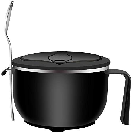 YIHANSS Scatole Lunc Scatola Lunc in acciaio inossidabile di grande capacità da 1200 ml con coperchio Scatole Bento da picnic portatili Contenitore per alimenti a tenuta stagna