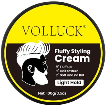 VOLLUCK Styling Creme, Leichter Halt Haarstyling Produkte für Männer und Frauen 100 g