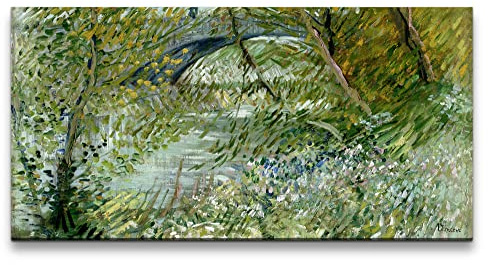 Paul Sinus Wandbild 120x60cm Vincent van Gogh „Brücke über den Fluss“ Leinwanddruck