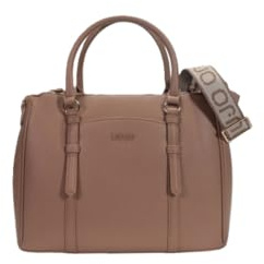 Liu Jo Borsa Nevet, Rose Smoke, 32 x 26 x 13 cm, Similpelle con Tracolla Regolabile