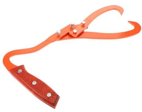 PENIKOKO Attrezzo Ergonomico per Sollevamento Tronchi Pinza Manuale per Trasporto con Impugnatura Antiscivolo Strumento per Movimentazione e Sollevamento Legno Utensile Robusto per