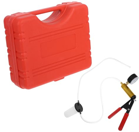 CIYODO Bomba de Vacío Manual para Frenos con Manómetro Herramienta Portátil para Purga y Prueba de Presión Kit Profesional para Sangrado de Fluidos Automóviles