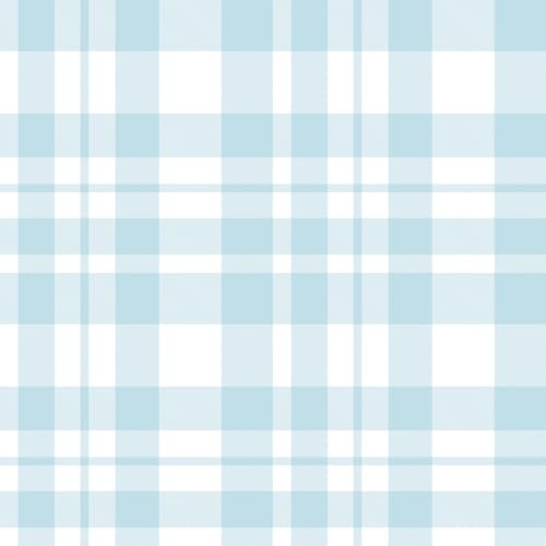 VEELIKE Schottisch Karierte Tapete Hellblau 44.5 cm × 300 cm Selbstklebende Tapete Tartan blau mustertapete Karomuster Möbelfolie Selbstklebend Wanddeko Schlafzimmer Fototapete Wohnzimmer Abnehmbar
