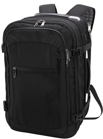 Fdit Sac à Dos de Voyage Sous Vide de 27 à 37 L, Sac à Dos de Compression étanche avec Pompe électrique, Conception Multi-compartiments pour les Déplacements Quotidiens en Randonnée