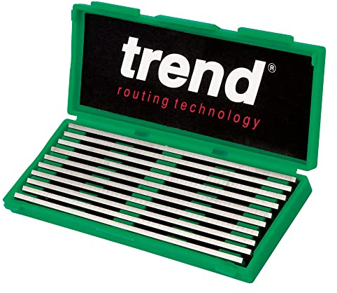 Trend Craft Pro Solid Carbide Planer Blades, 82 x 5.5 x 1.1mm, 5 Pairs, Double Edged Replacement Planer Blades, CR/PB29/5PR