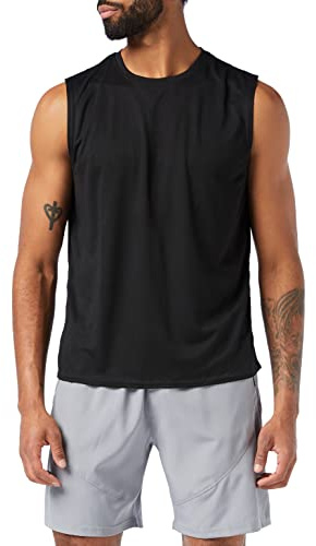 MEETYOO Tank Top Herren, Achselshirts Sport Ärmelloses Shirt Unterhemd Fitness Sleeveless Tshirt für Running Jogging Gym