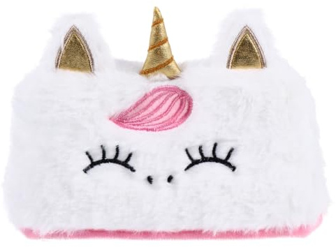 Kosmetiktücher Box Kosmetiktücherbox Plüsch Cartoon Einhorn Form Taschentuchspender Taschentuchbox Tissue Box für zu Hause Auto Kommode Bad () Papiertuchspender