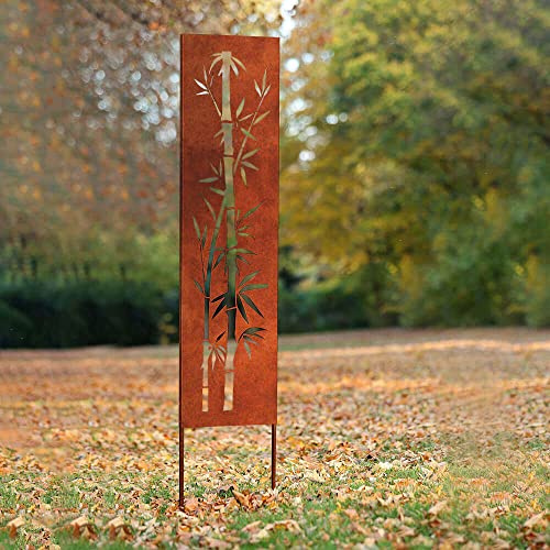 Home Deluxe - Pare-Vue Rouille - Aurelia - 230 x 50 x 1,5 cm, résistant aux intempéries, Aspect Rouille I Panneau de Jardin en Rouille Protection visuelle Décoration en Rouille