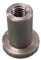 M6 X 20MM WELD IN STEEL FEMALE THREAD THREADED FITTING BUSH TOP HAT