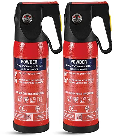 Combo Offer Ceasefire Fire Extinguisher ABC Dry Powder MAP 90, 500Gms MS SP (2 Units)