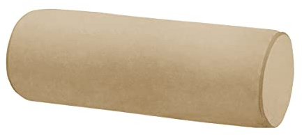 Neck Roll Pillowcases Velvet Cylindrical Pillow Covers 16x6 with Hidden Zipper for House Home Decor Neck Roll Pillow Cervical Neck Roll Memory Pillow Cylinder Round Cushion (Light Coffee, 16x6)