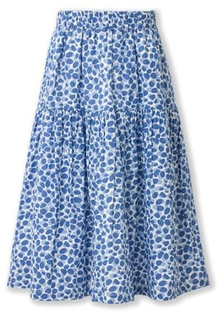 Langer Rock mit Blumenmuster für Mädchen, Kleinkinder, Kinder und Teenager, A-Linie, Maxi-Röcke, Floral-J, 140
