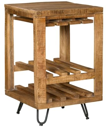 Weinbar Esha - Weinregal Barschrank Minibar für Gläser und bis zu 6 Flaschen