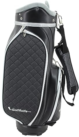 GolfRolfe 14286 golfbag svart – design golfväska Caddybag sportväska Cartbag