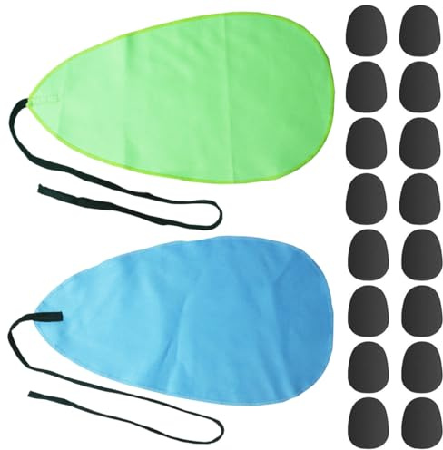 EIHI 2tlg. Klarinettenreinigungstücher, Saxophon-Reinigungstücher, Querflöten-Reinigungsset für alle Präzisionsinstrumente, inkl. 16 Mundstückpads 0,8 mm