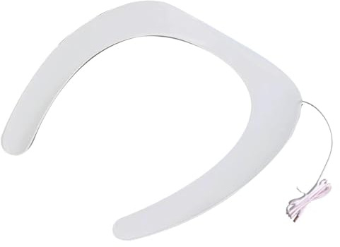 Tuxxjzm Riscaldatore per Sedile WC, Scalda Sedile WC,Coprisedile WC - Facile Montaggio Riscaldamento rapido e costante Coprivaso Accogliente riscaldato Lavabile Alimentato Tramite USB per sedili WC