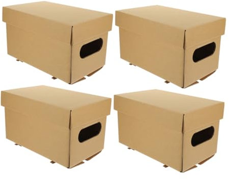 Zerodeko Boîte De Rangement Décorative En Papier Au Design Simple Pour Bureau Dvd Jouets