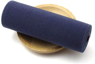 Bandas elásticas de 2 metros y 8/10cm de ancho para ropa interior, banda de goma, accesorios de costura Diy, Azul marino, 10cm